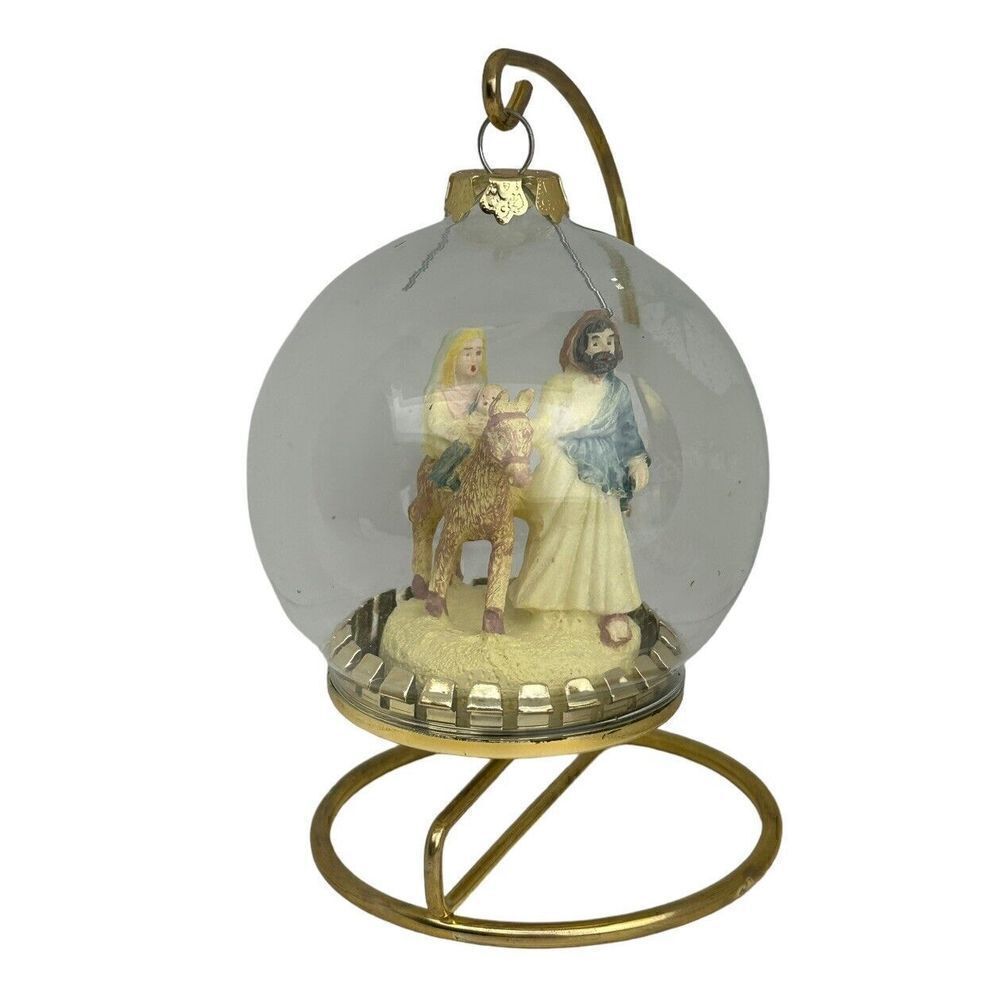 Vintage Christmas Around the World House of Lloyd Flight to Egypt Ornament